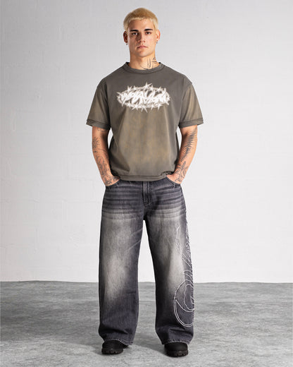 T-shirt “SPIKES” - Faded Khaki