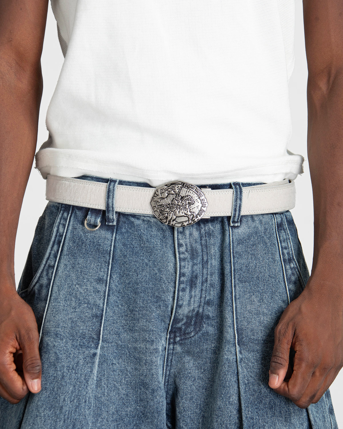 CEINTURE "CAVALRY" - BLANC