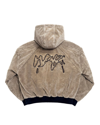"FADED" CORDUROY JACKET - WASHED BEIGE