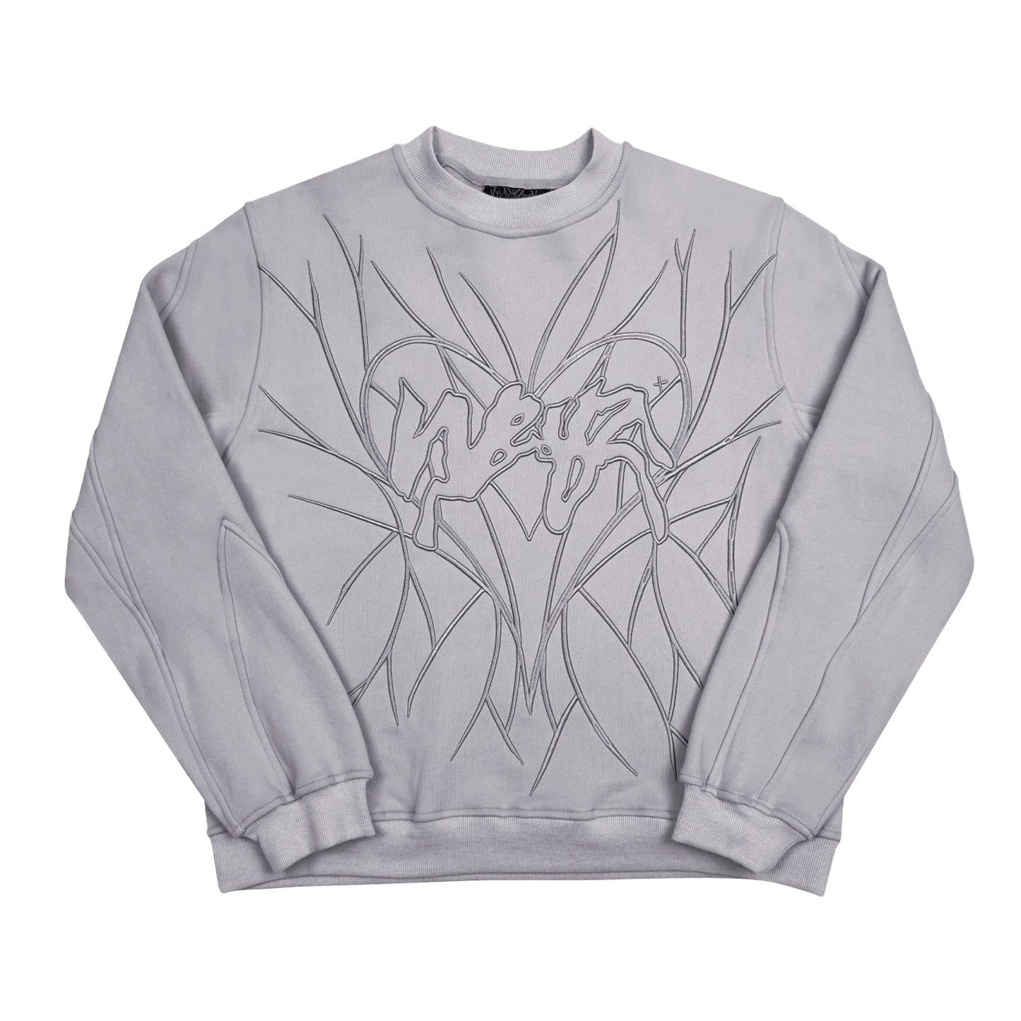 Crewneck "HEART" - Light Grey