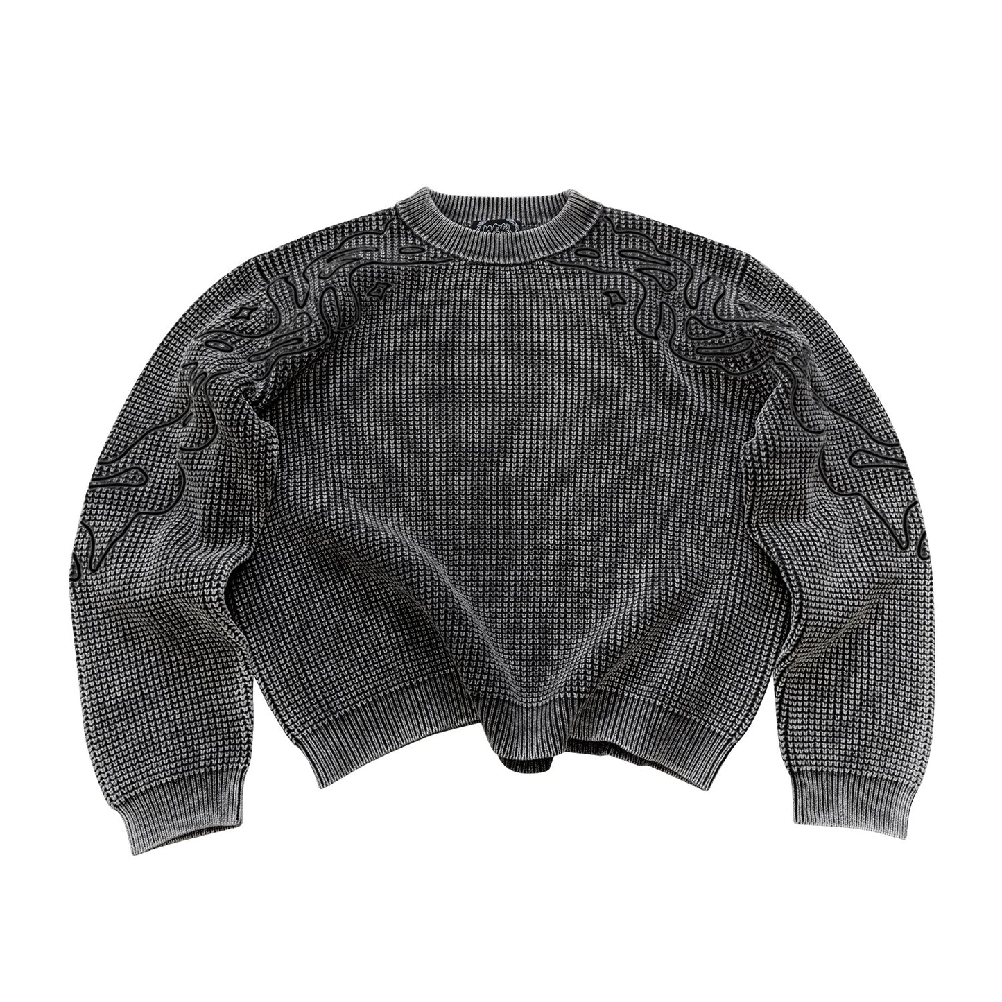 "ABYSSAL" KNIT - Grey