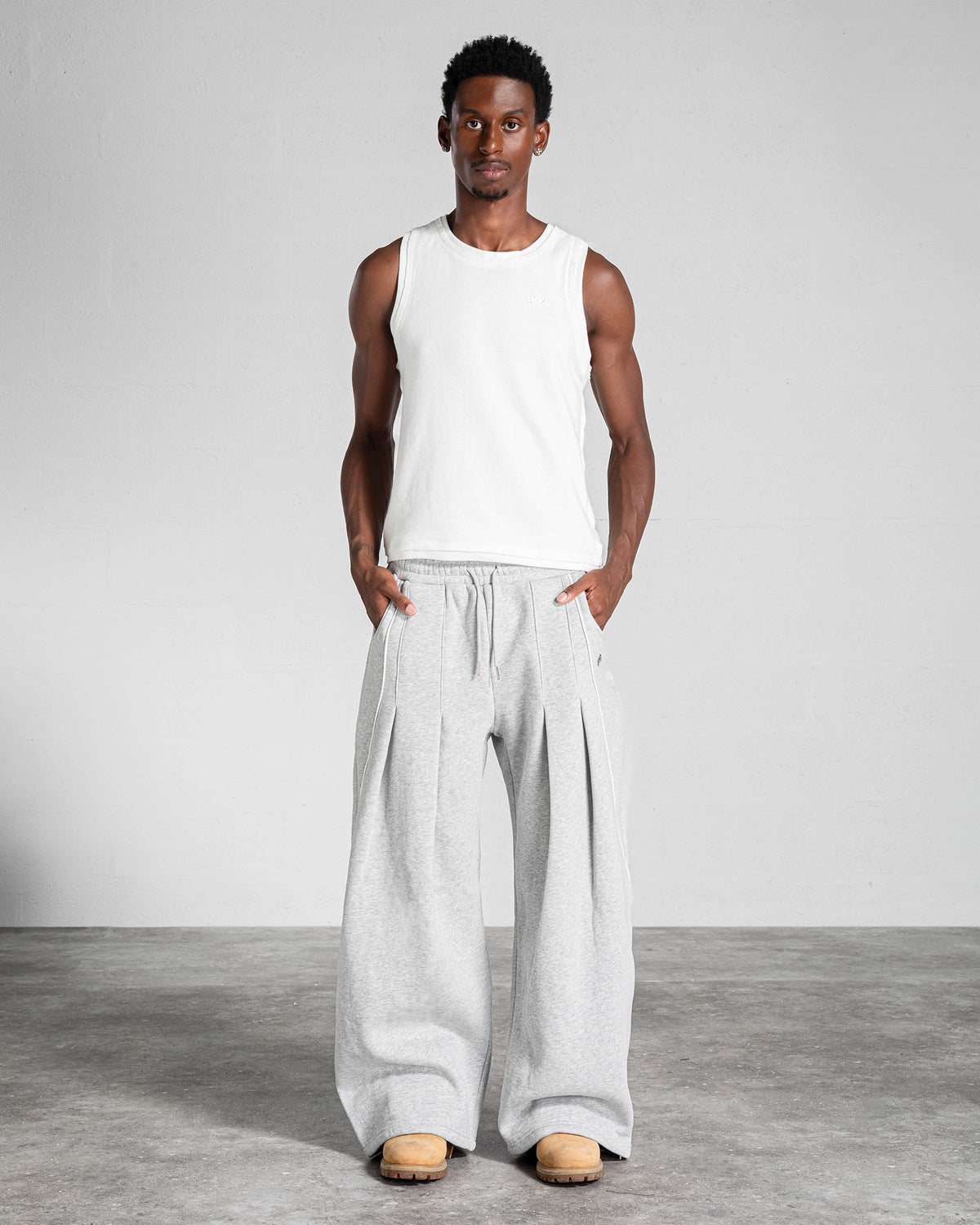 "FOLD" Jogger - Heather Grey