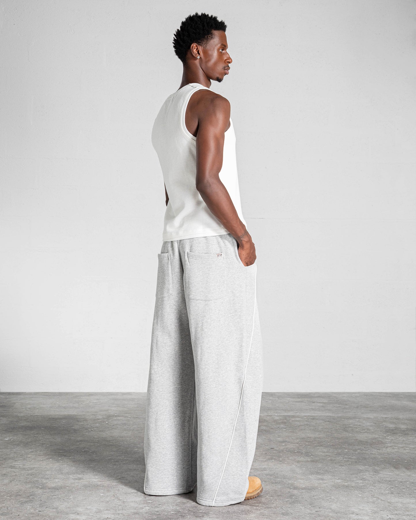 "FOLD" Jogger - Heather Grey