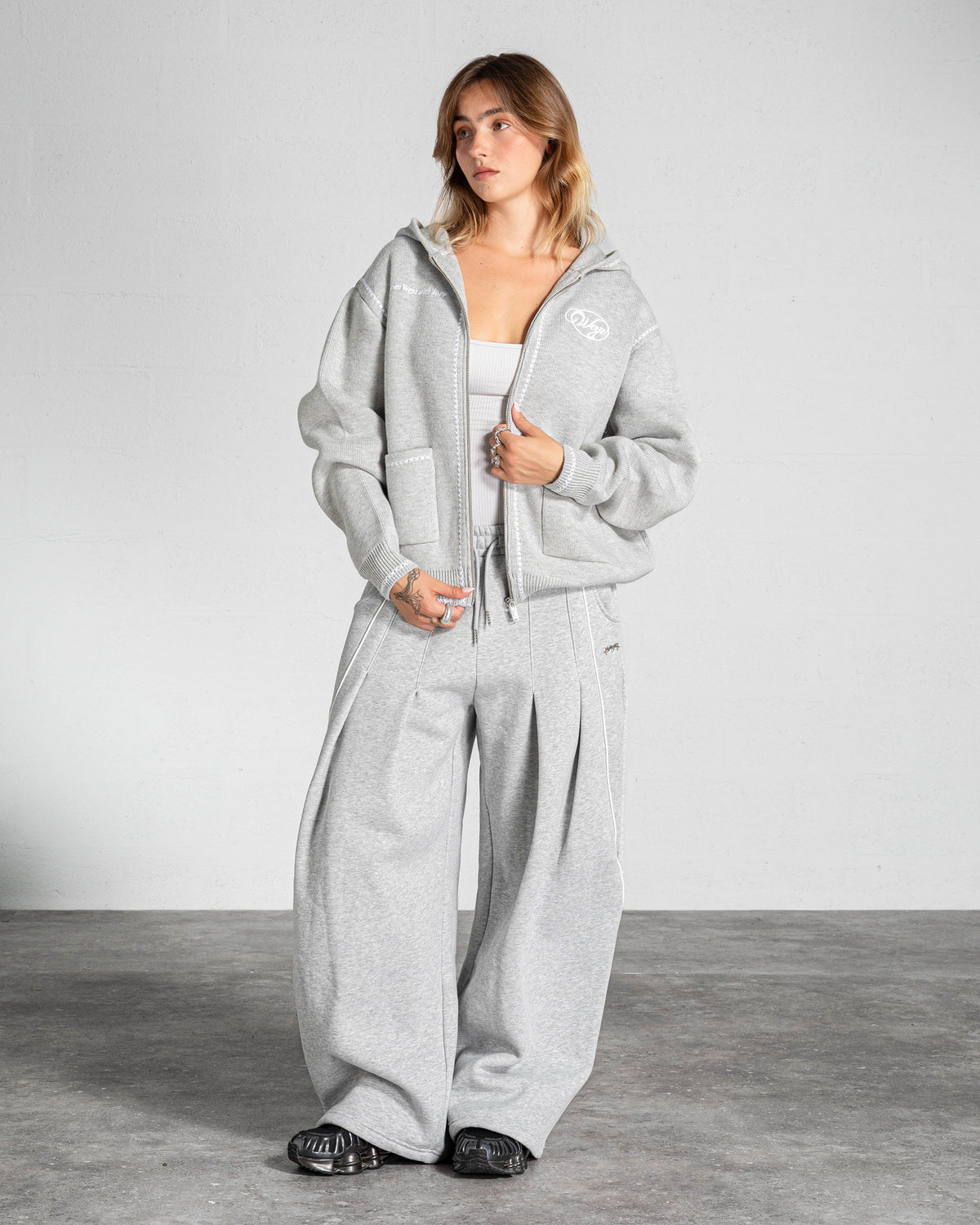 "FOLD" Jogger - Heather Grey