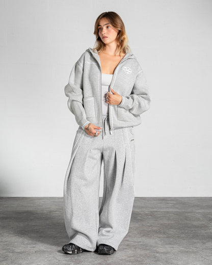 "FOLD" Jogger - Heather Grey