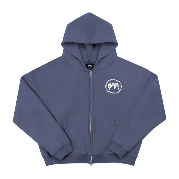 トップス viavanda RUST DOUBLE ZIP HOODIE RUST DOUBLE ZIP HOODIE / GRAY – VIAVANDA