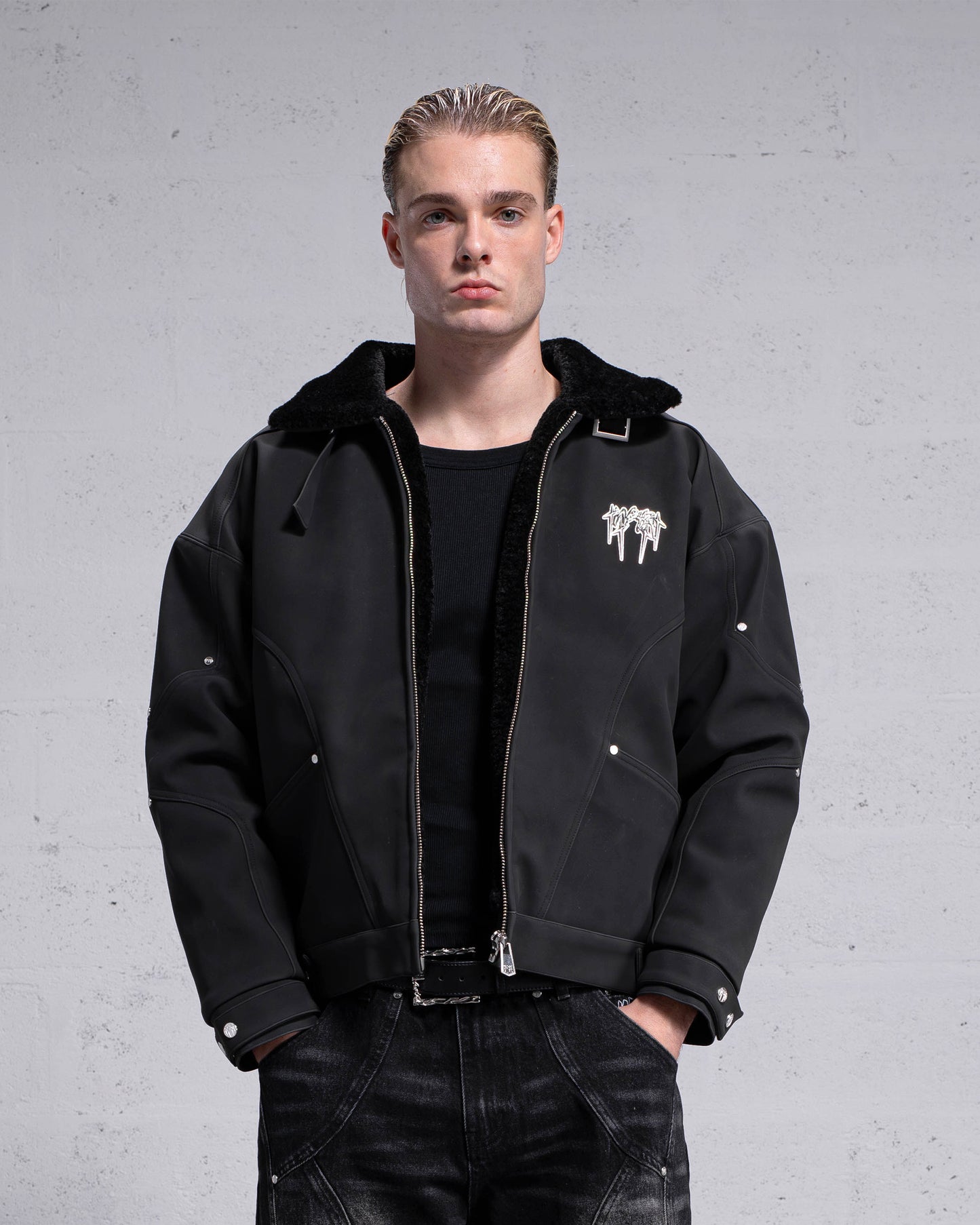Eagle Sherpa Jacket - Black