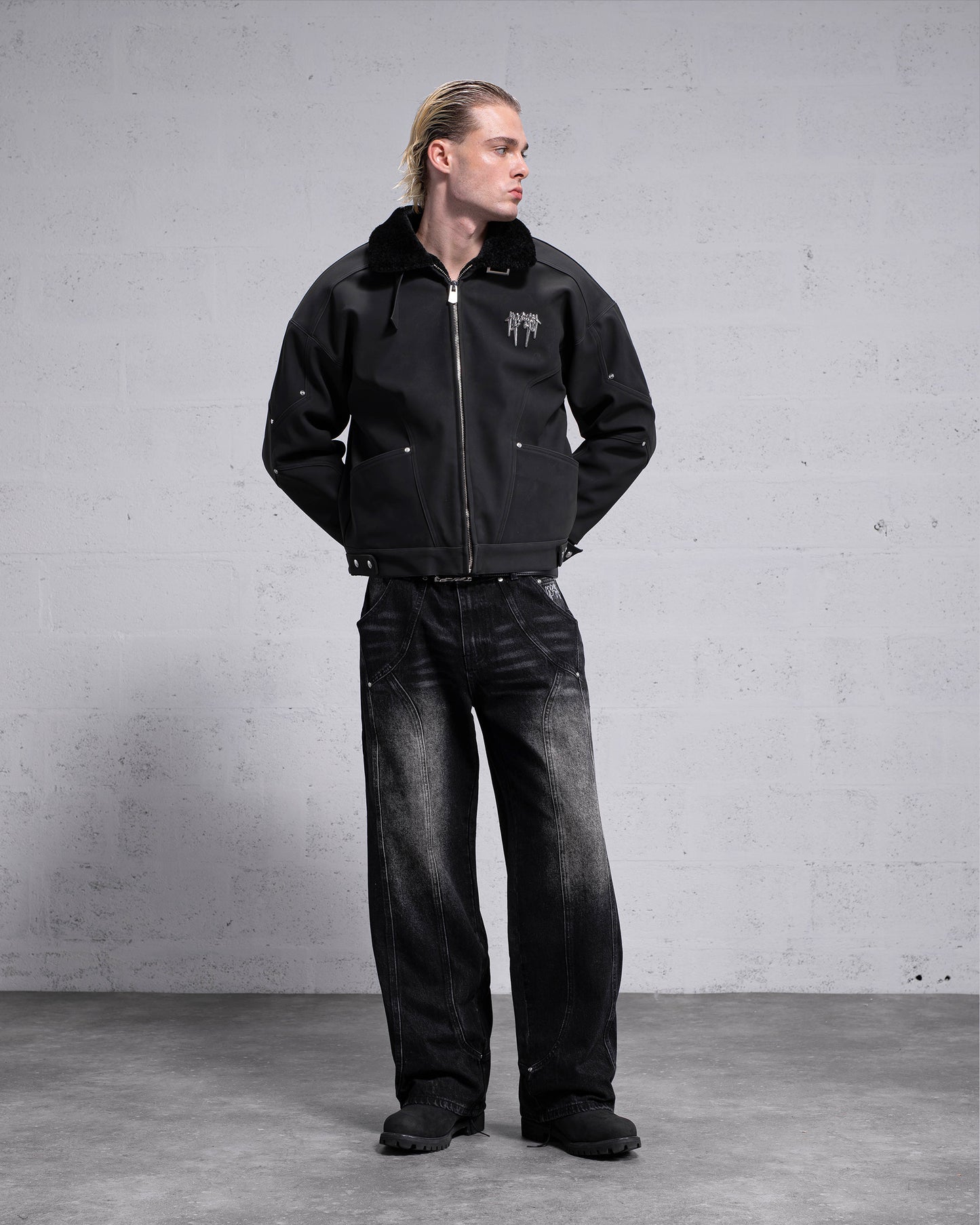 Eagle Sherpa Jacket - Black