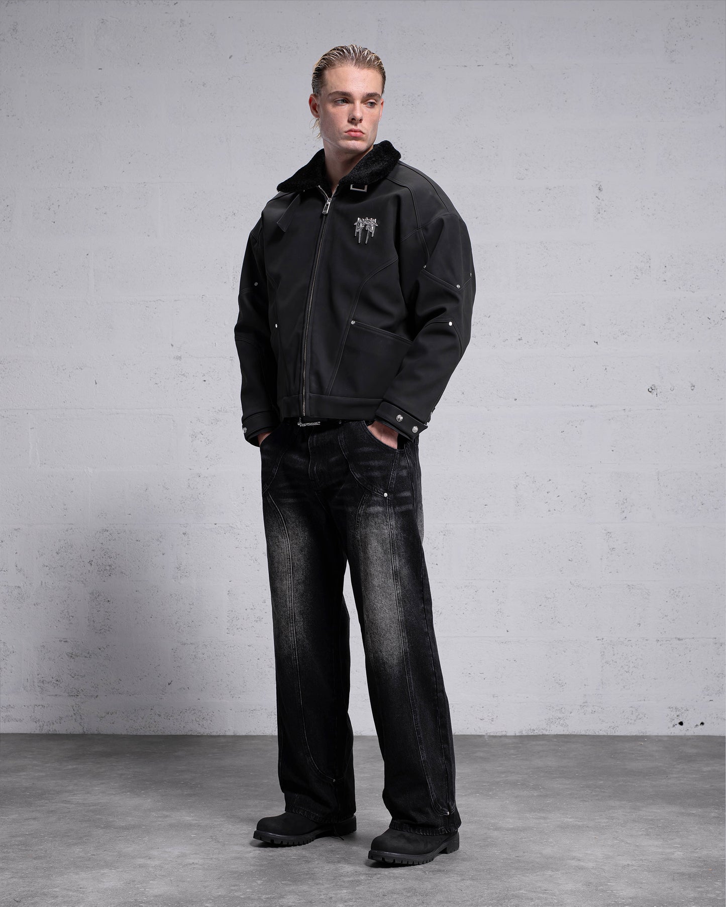 Eagle Sherpa Jacket - Black