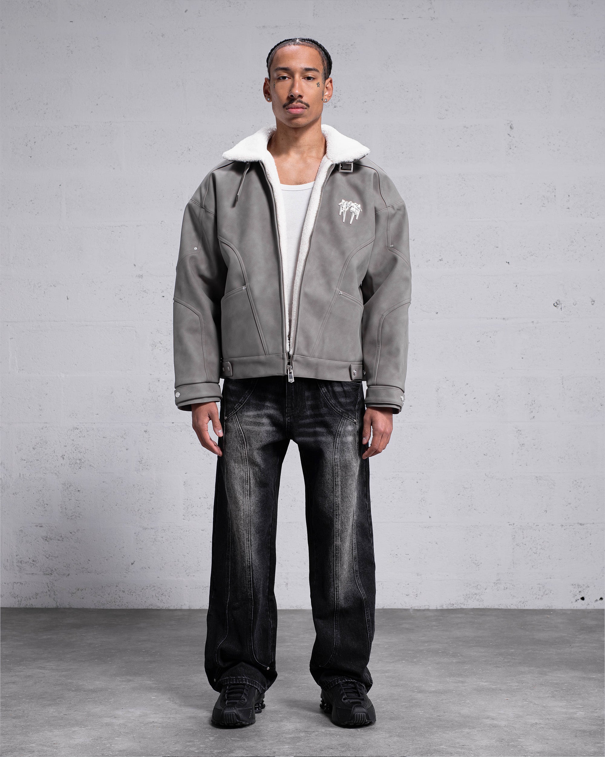 A7 SHERPA プルオーバー XLサイズ glacier-plaid-sherpa---white-