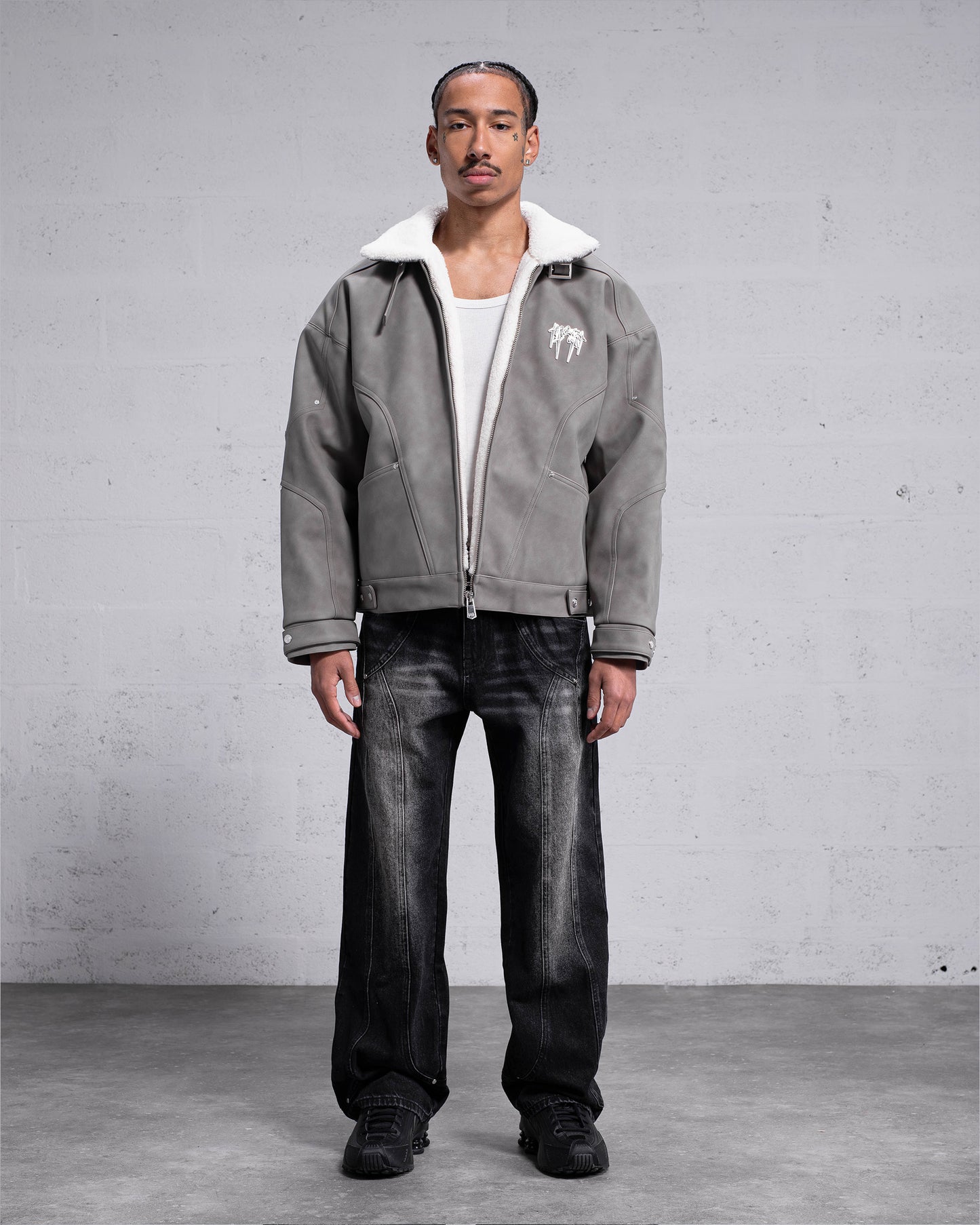 Eagle Sherpa Jacket - Grey