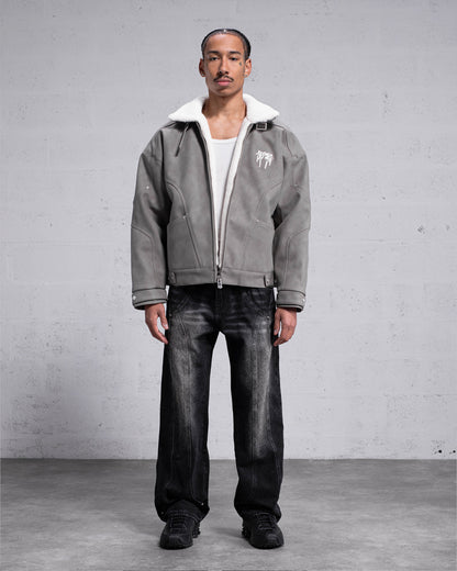 Eagle Sherpa Jacket - Grey