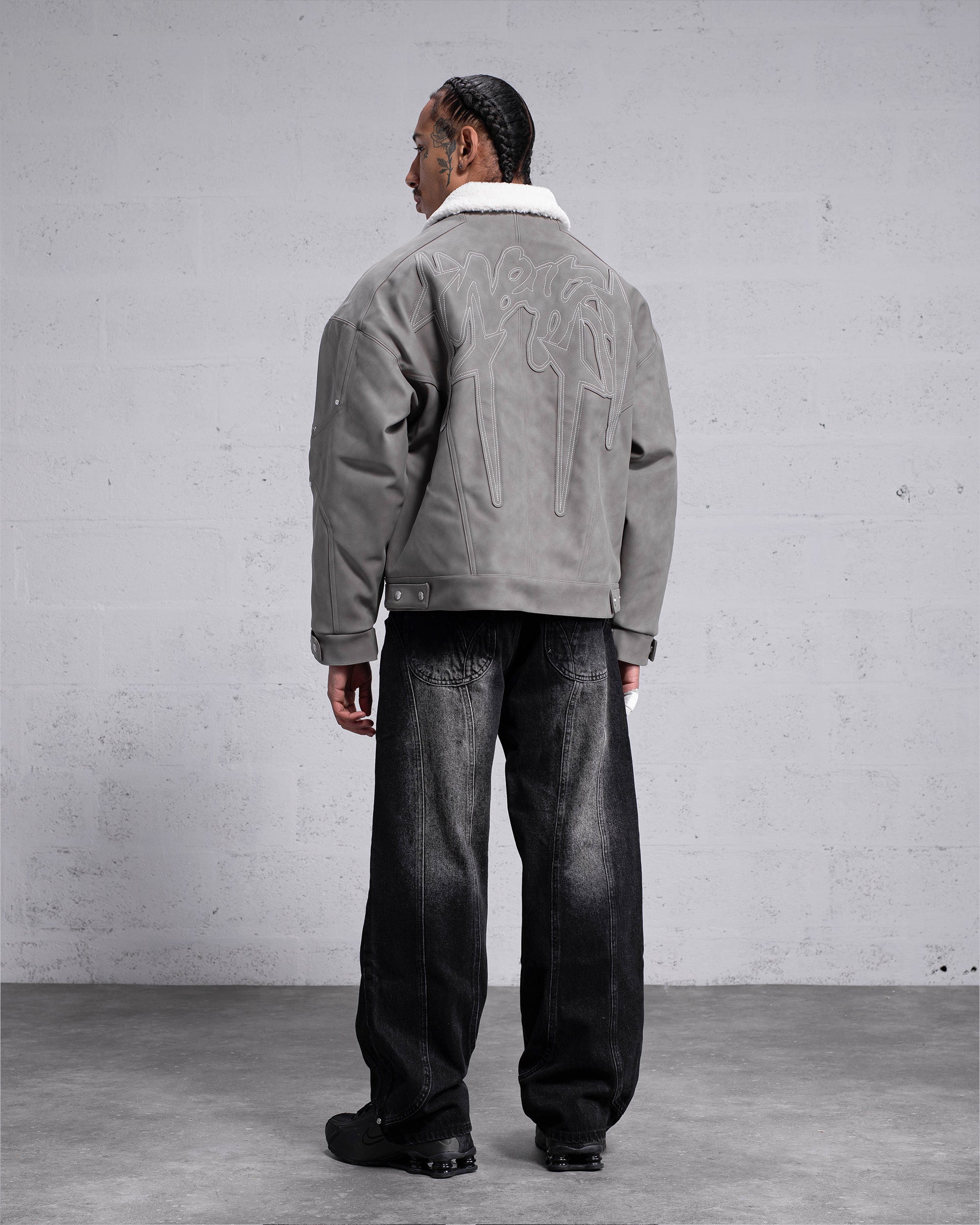South2 west8 sherpa jacket シェルパジャケット　グレー South2 west8 sherpa jacket シェルパジャケット グレー Eagle Sherpa