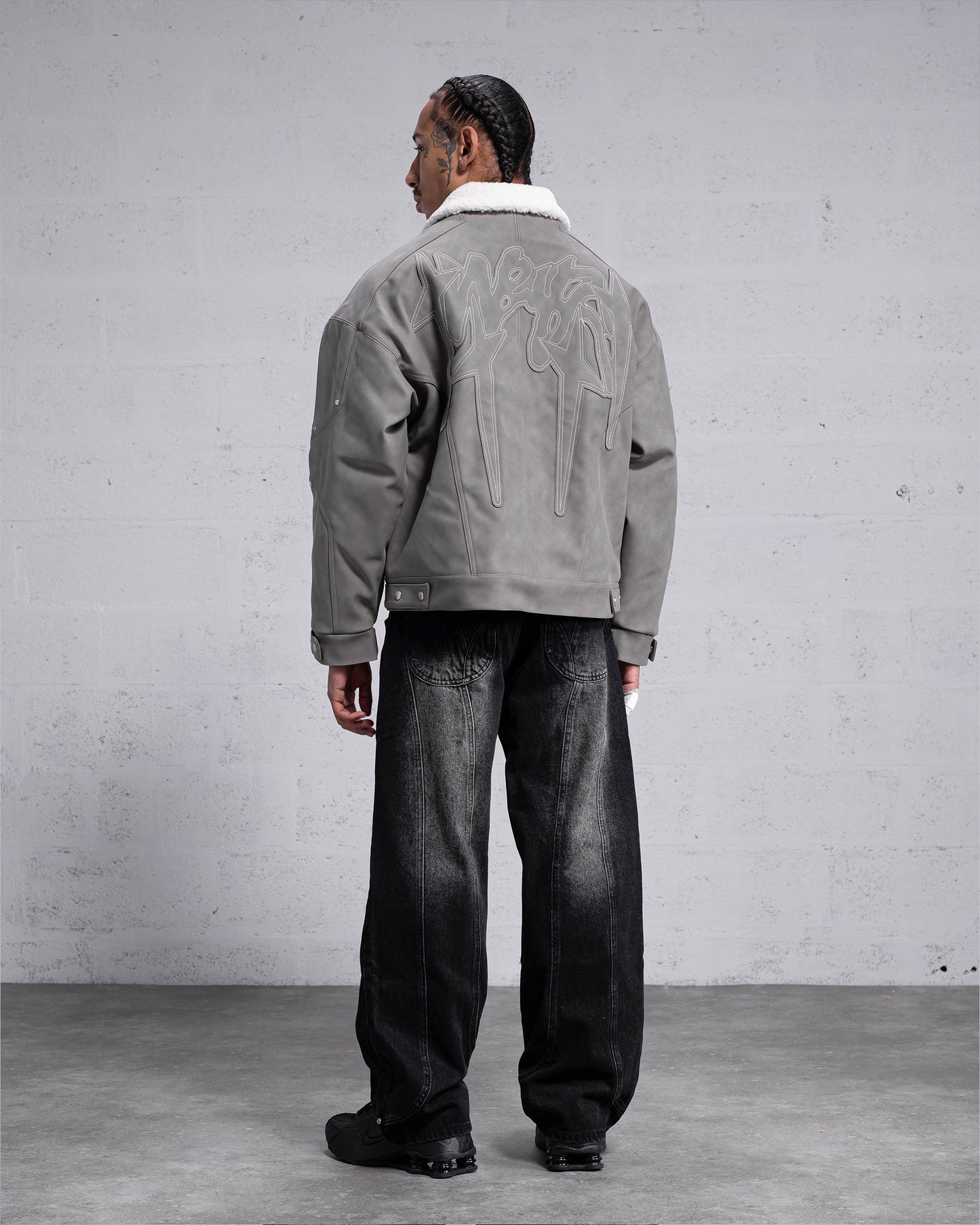 Eagle Sherpa Jacket - Grey