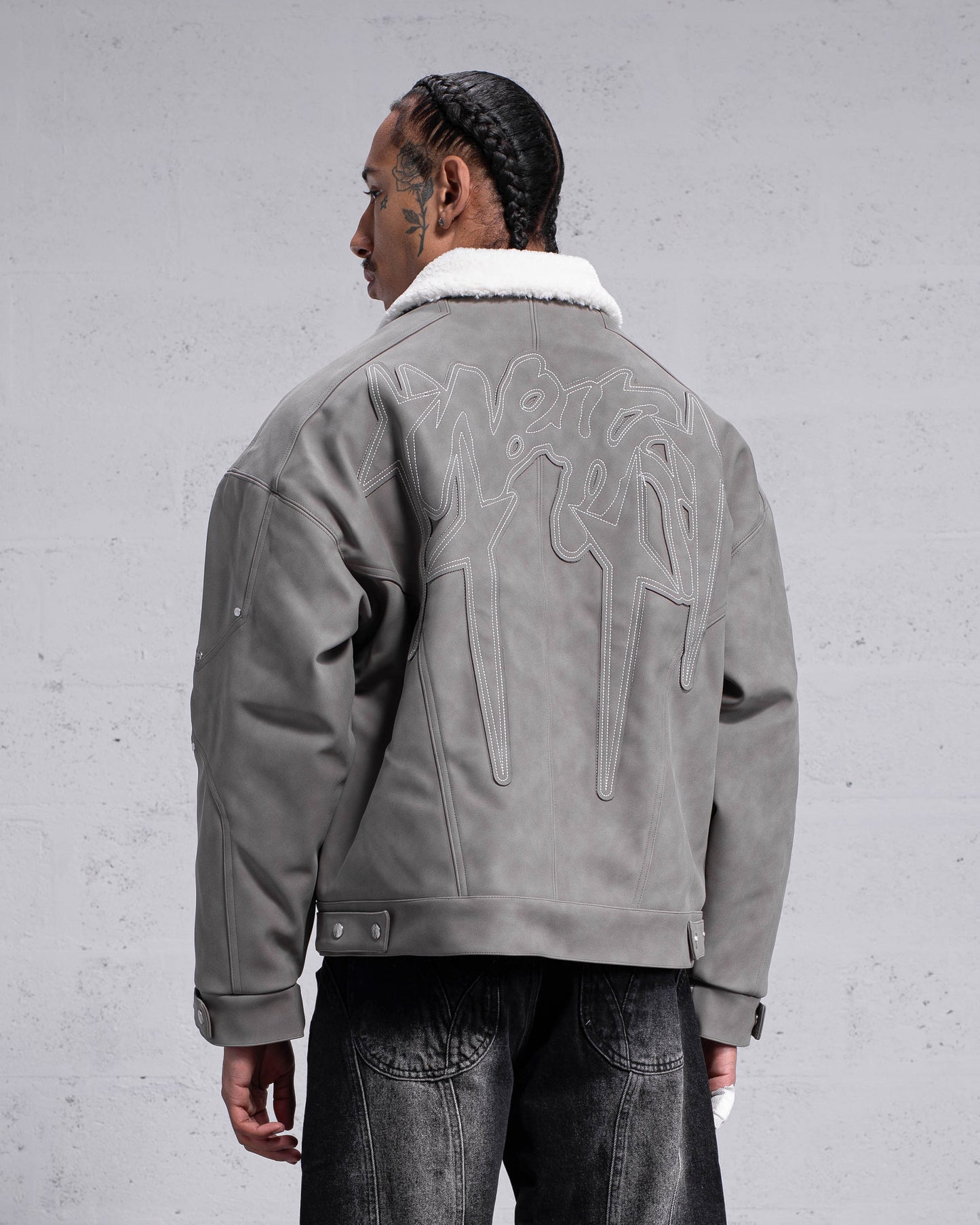 Eagle Sherpa Jacket - Grey
