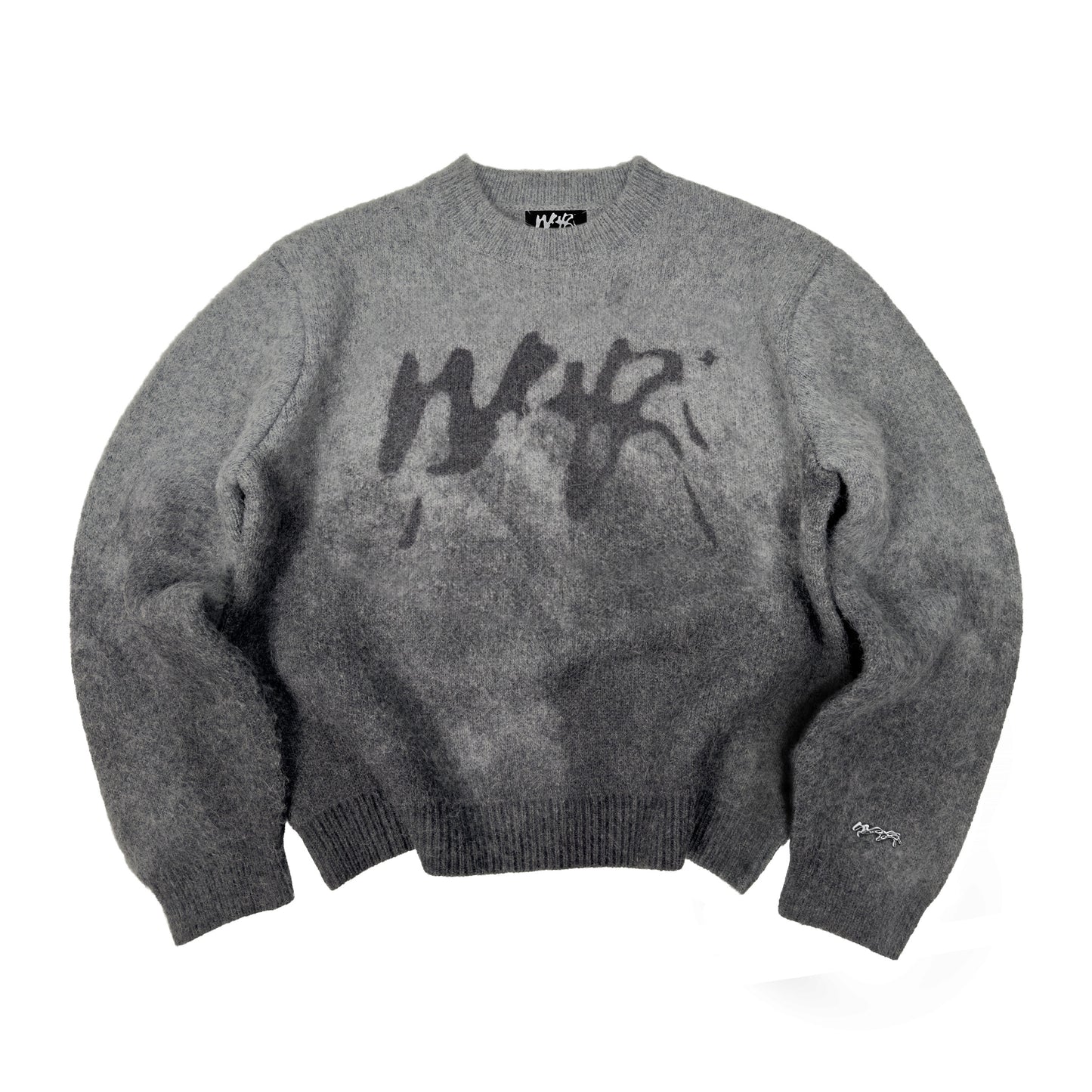 Faded "PUFFY" Knit - Gris foncé