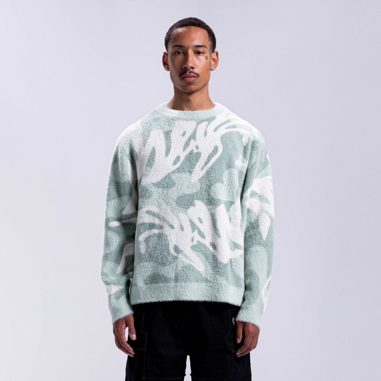 Fluffy Knitwear - Fade Green - Limited Edition