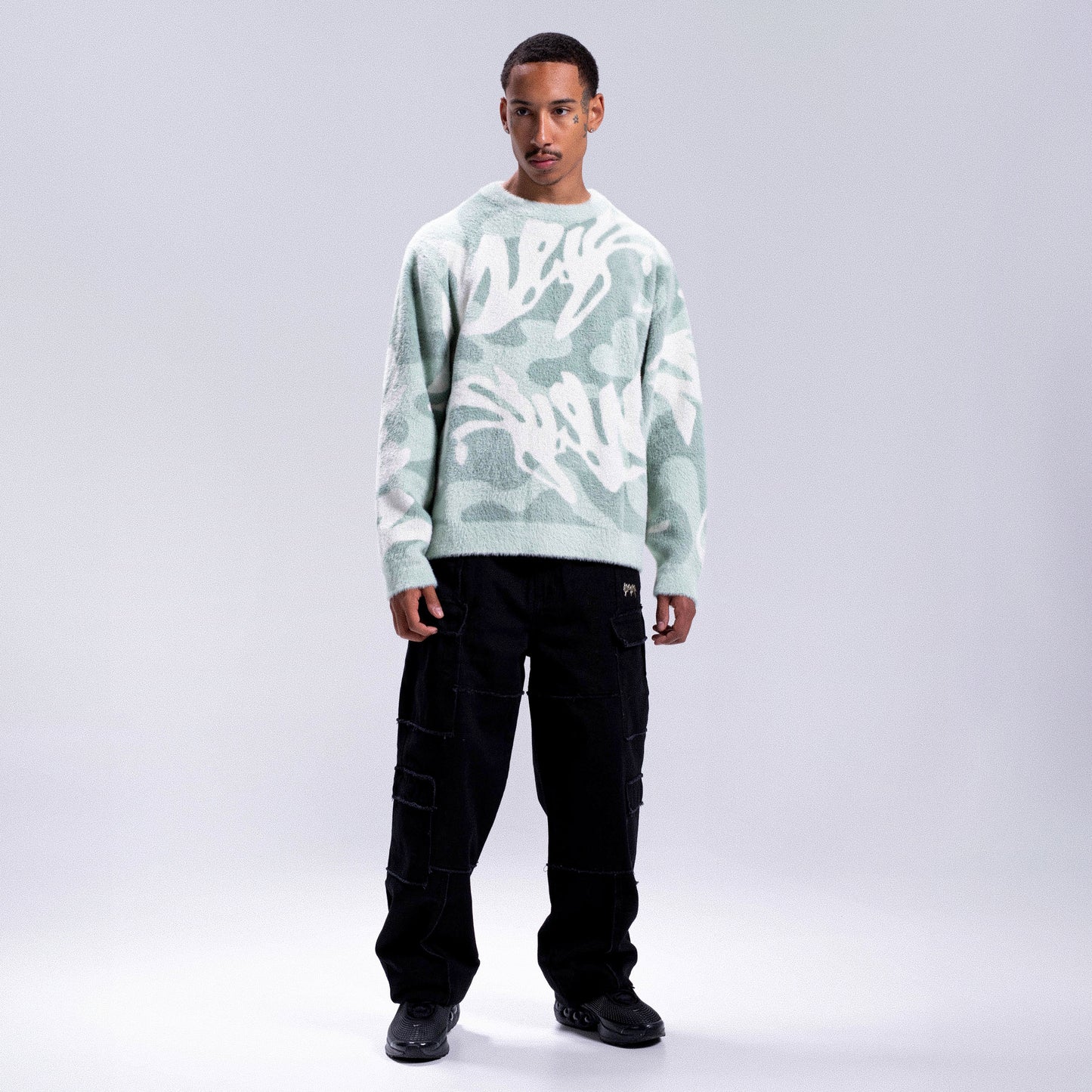 Fluffy Knitwear - Fade Green - Limited Edition