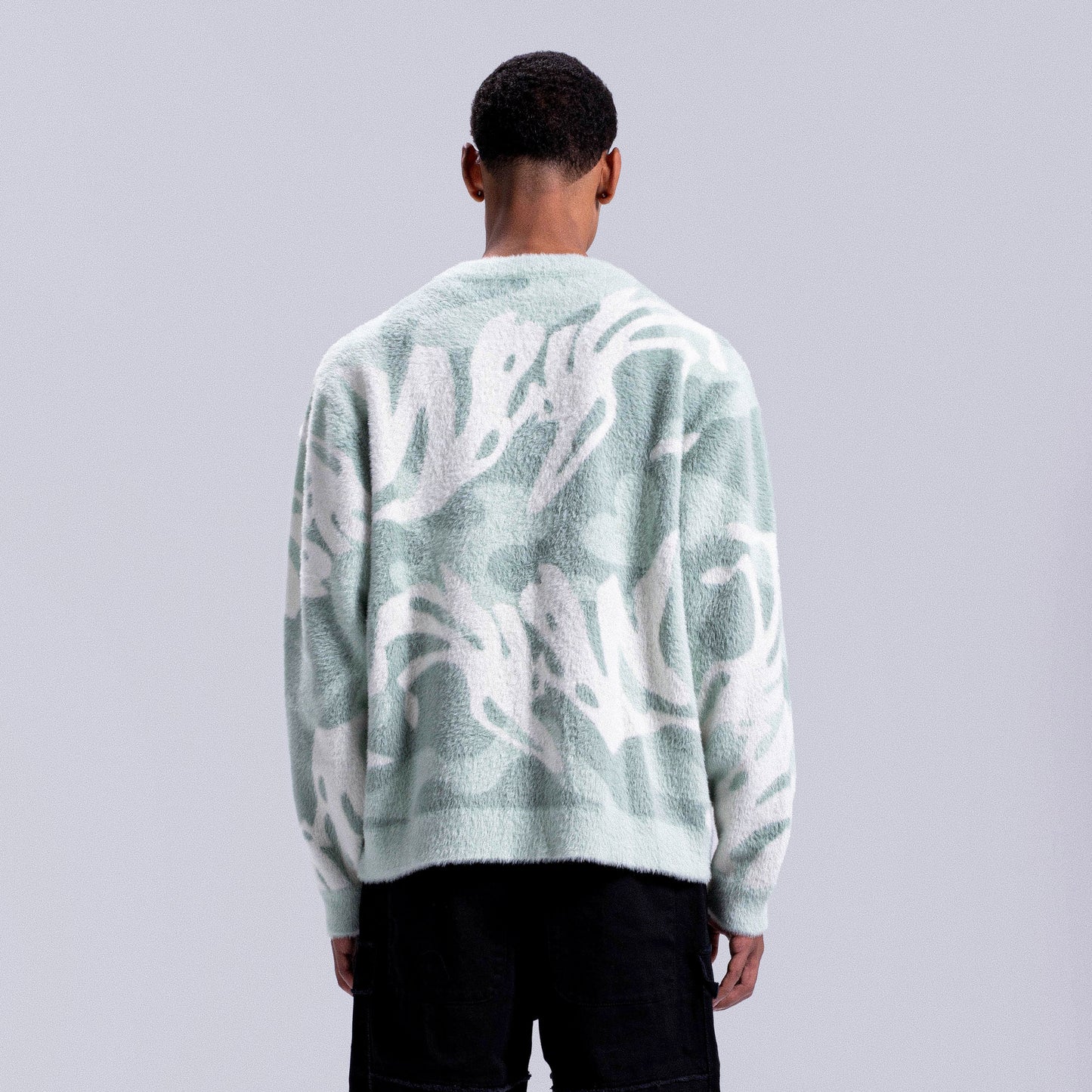 Fluffy Knitwear - Fade Green - Limited Edition