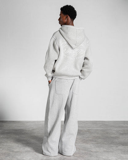 Gilet knit “GRACE” - Gris Chiné