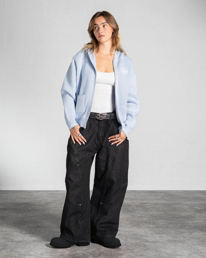 Gilet knit “GRACE” - Bleu Clair