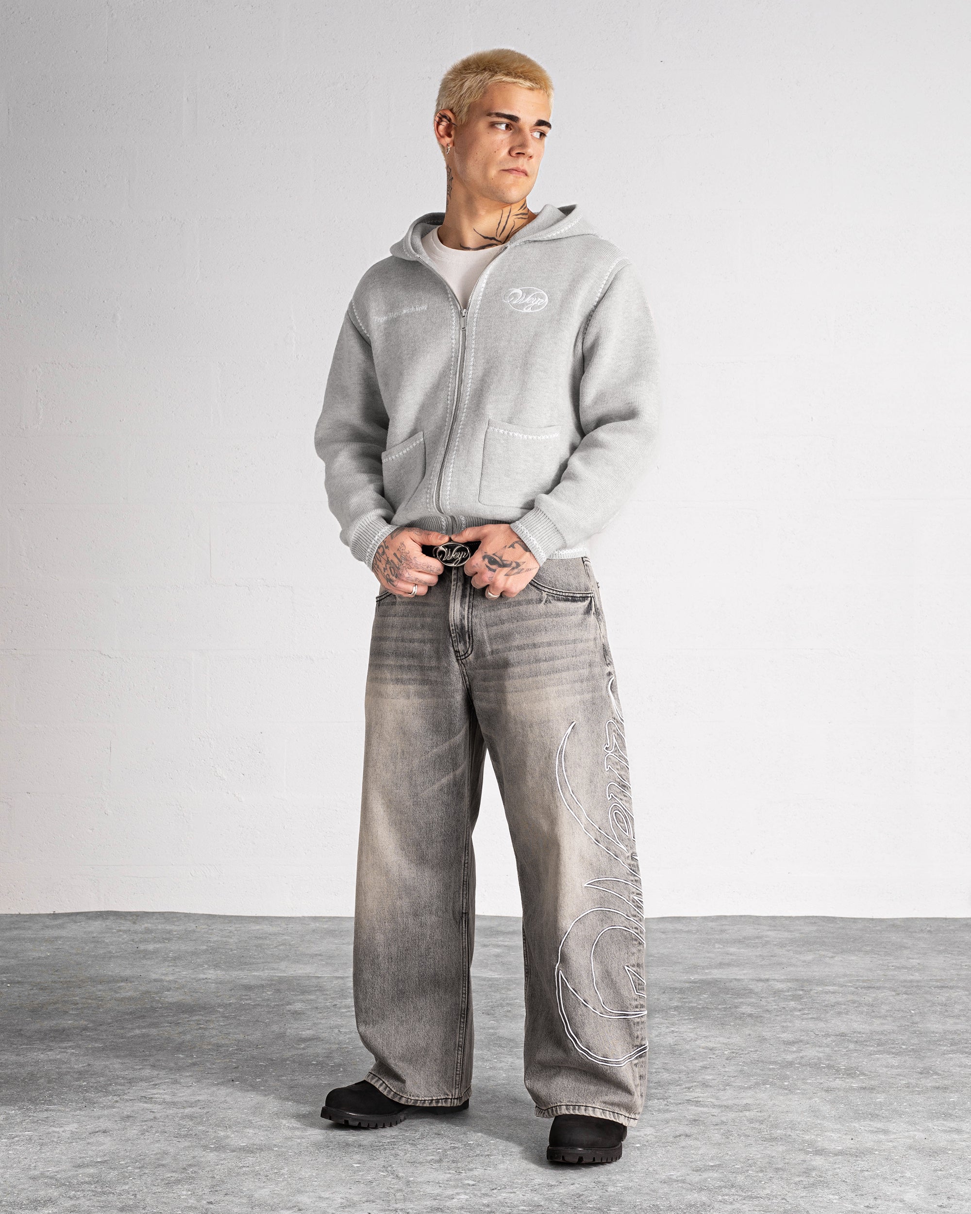 Denim Pants “HERITAGE” - Washed Grey – Weyz Clothing