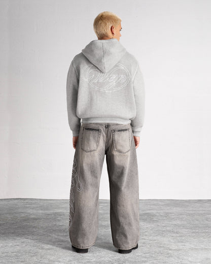 Pantalon Denim "HERITAGE" - Gris délavé
