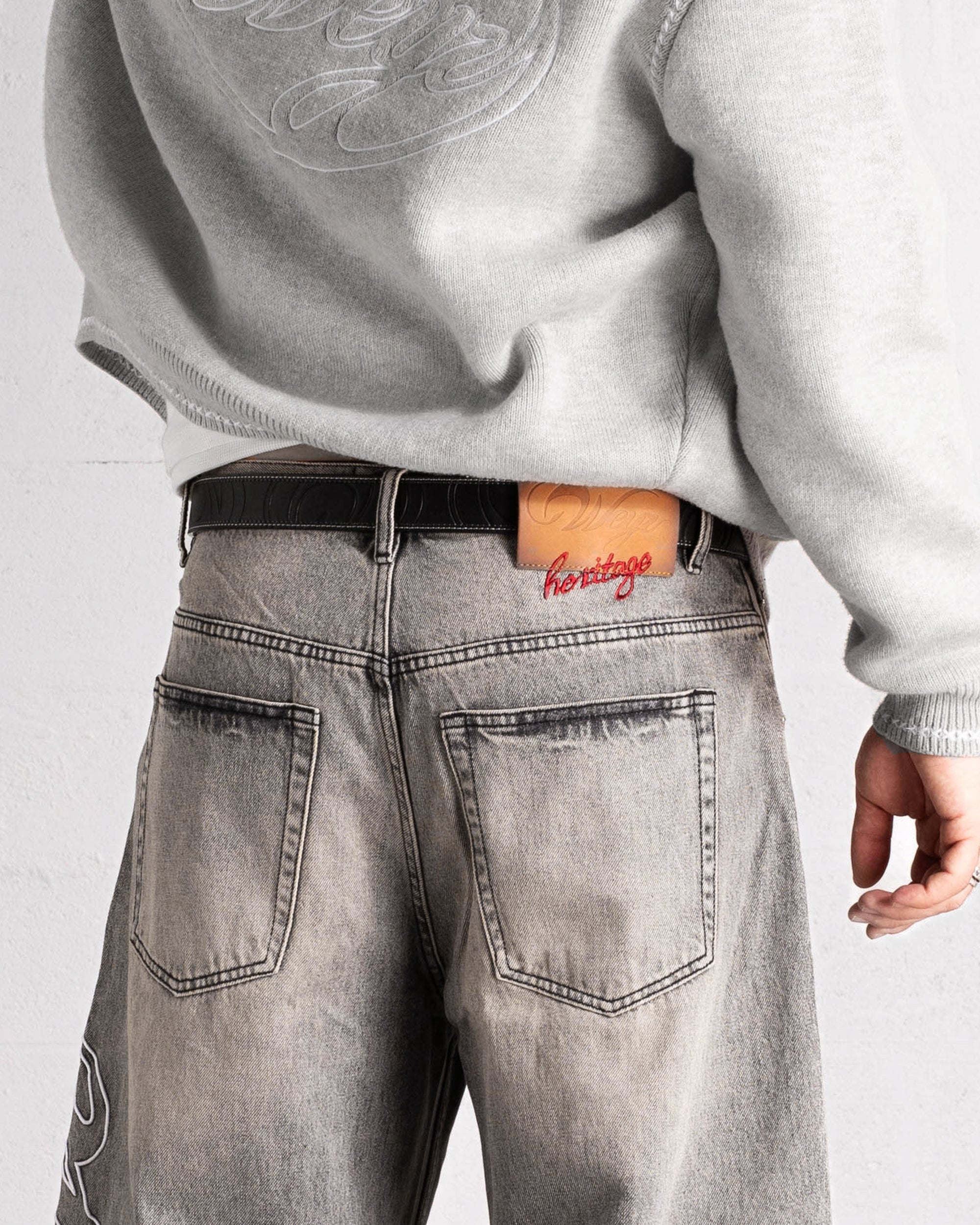 Denim Pants “HERITAGE” - Washed Grey – Weyz Clothing