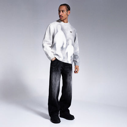 "LEGACY" Knitwear - Gris clair