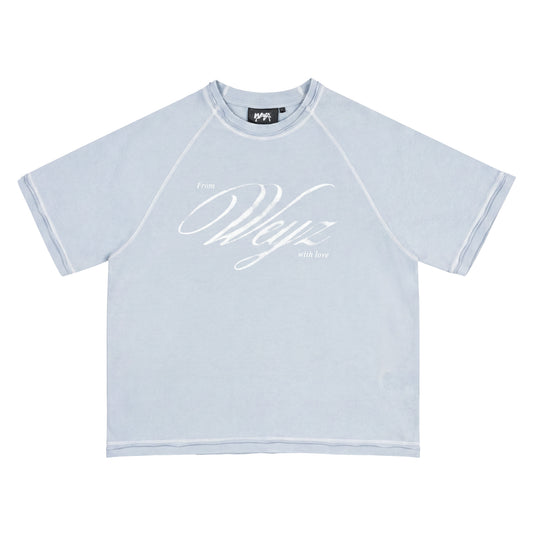 T-SHIRT "FWWL" - BLEU CLAIR