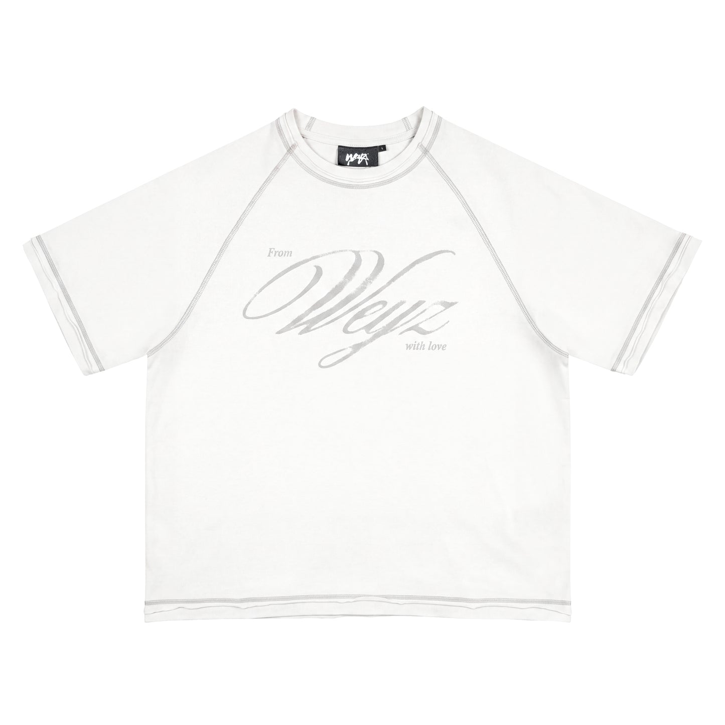 T-SHIRT "FWWL" - BLANC STONE