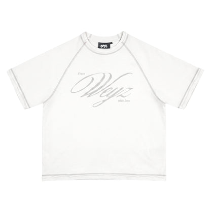 T-SHIRT "FWWL" - STONE WHITE