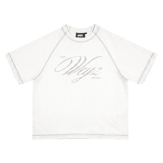 T-SHIRT "FWWL" - BLANC STONE
