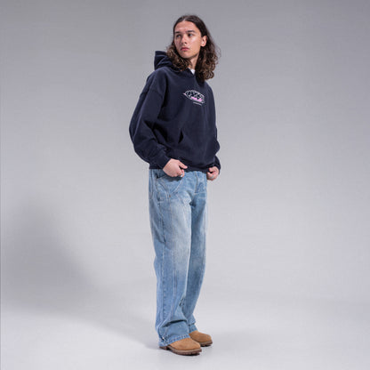 Hoodie brodé "WEYZ CORP" - Navy