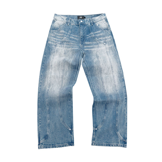 "ARCH" DENIM PANTS WEYZ - Light Blue