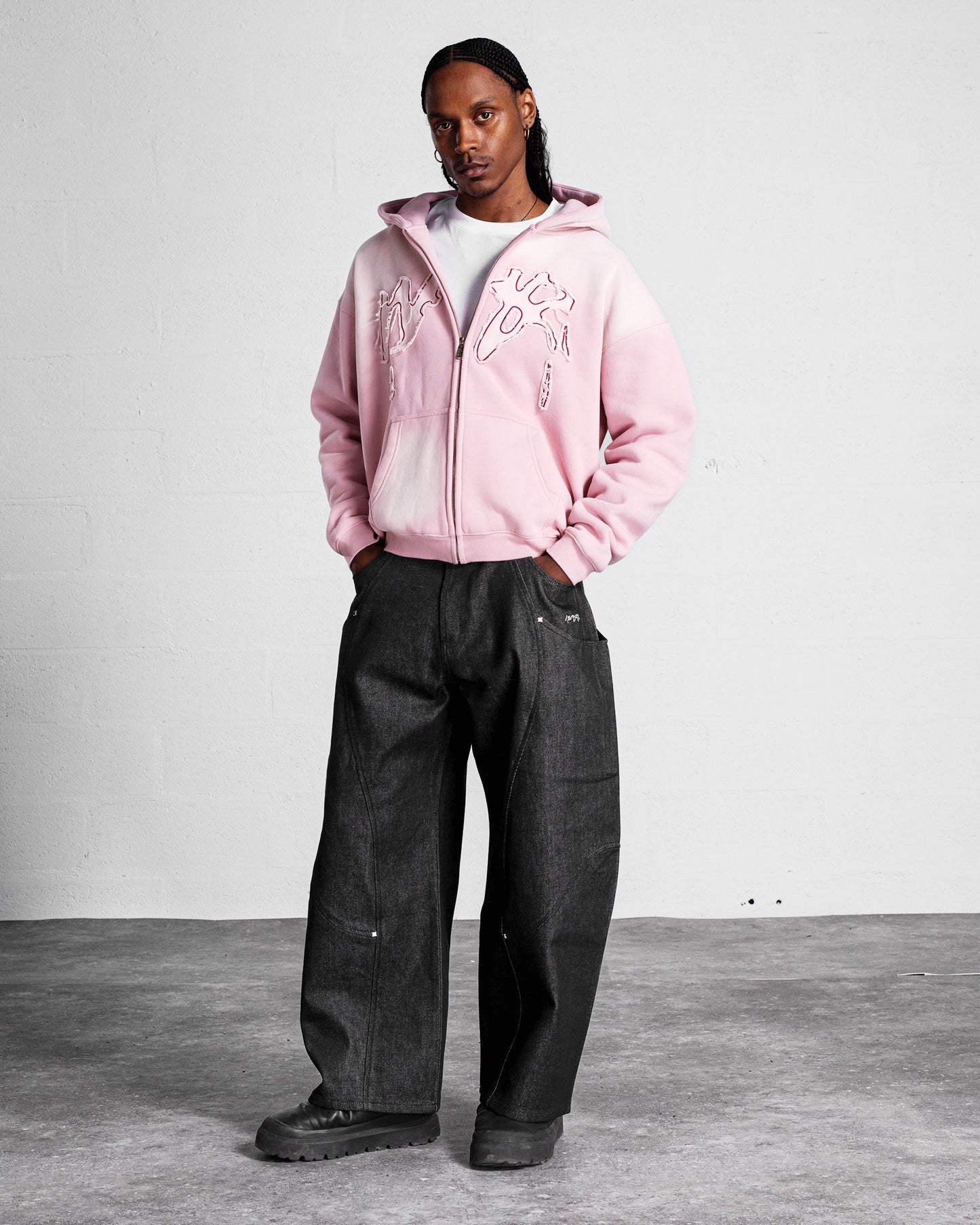 GILET "FADING WEYZ" - ROSE