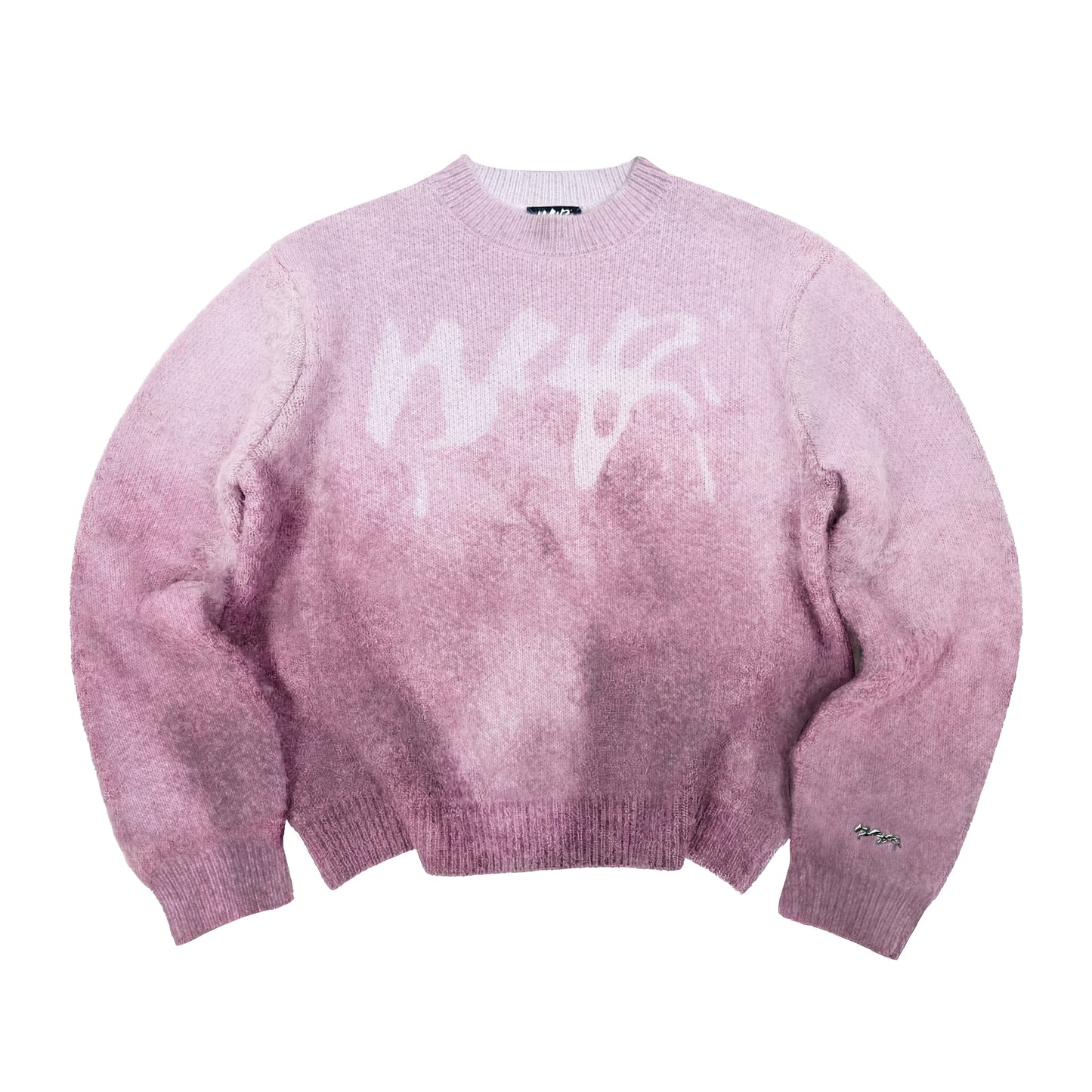 Faded "PUFFY" Knit - Rose