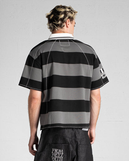 "FWWL" Polo - Noir & Gris