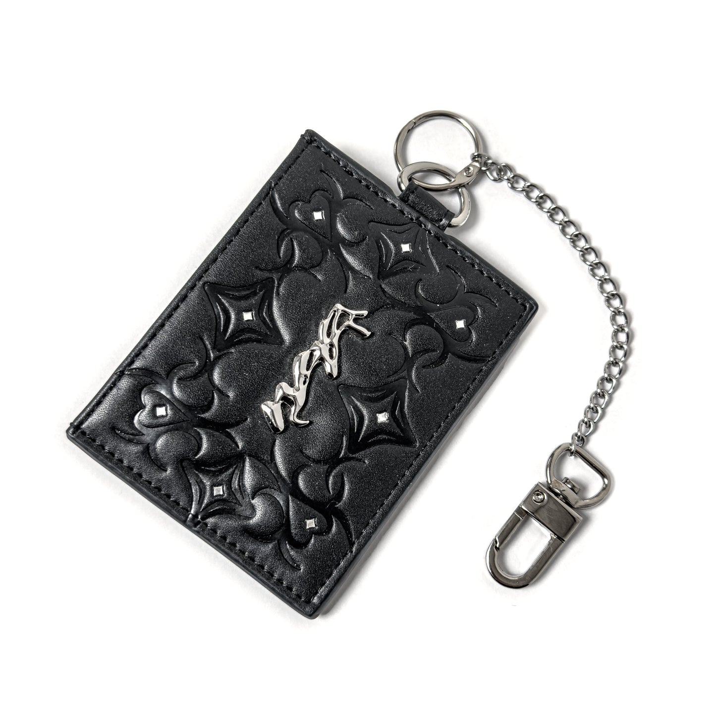 CARD HOLDER "STARS" - Black