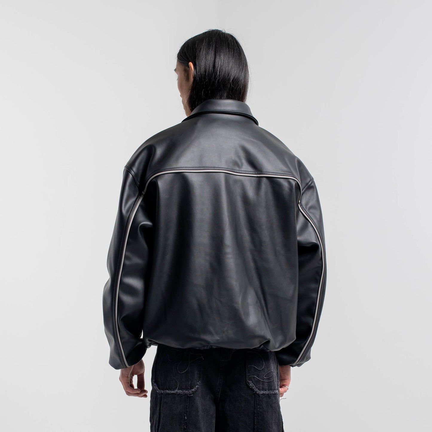 Leather PU-Jacket - Black edition