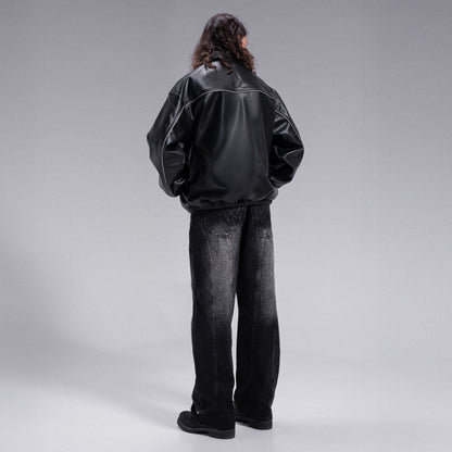The "WEYZ" PU Jacket - Black edition