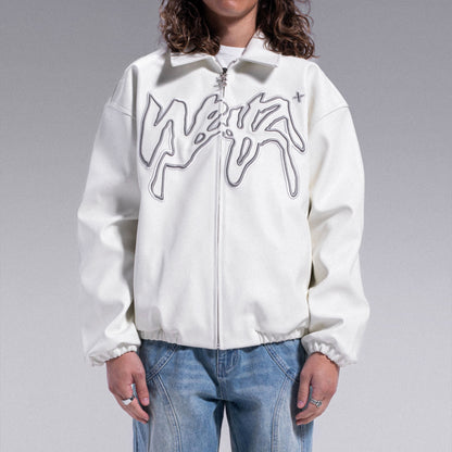 The "WEYZ" PU Jacket - White edition