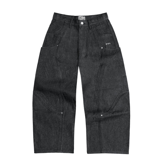 JEAN "RIFT" DENIM BRUT - NOIR