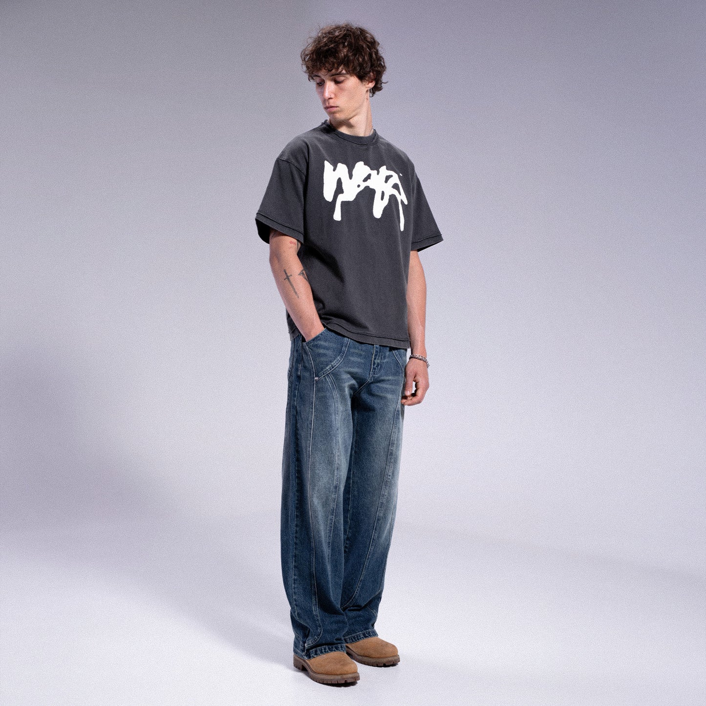 Tee-shirt "PROPAGANDA" - Shark grey