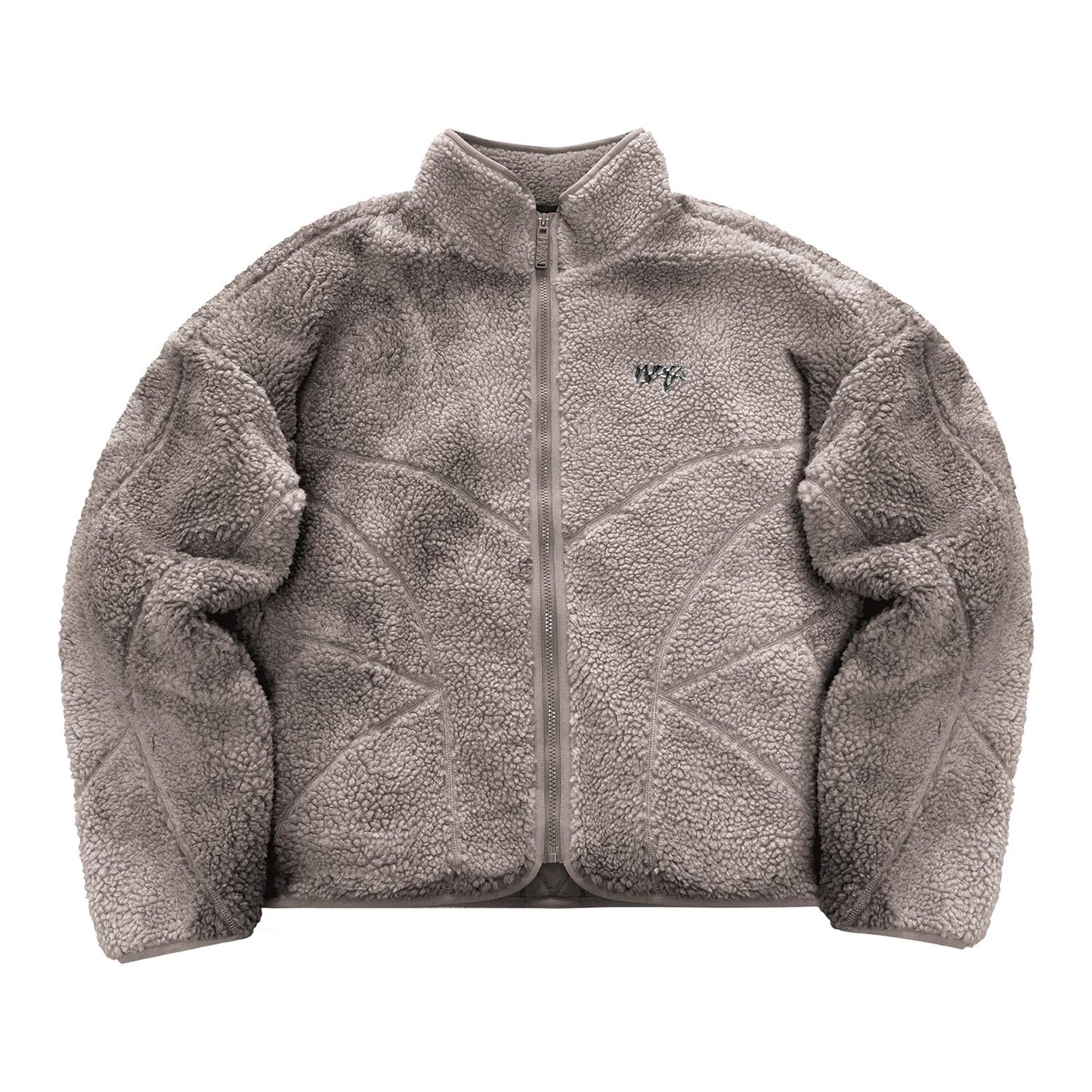 "MOON" Sherpa Jacket - Fade Beige