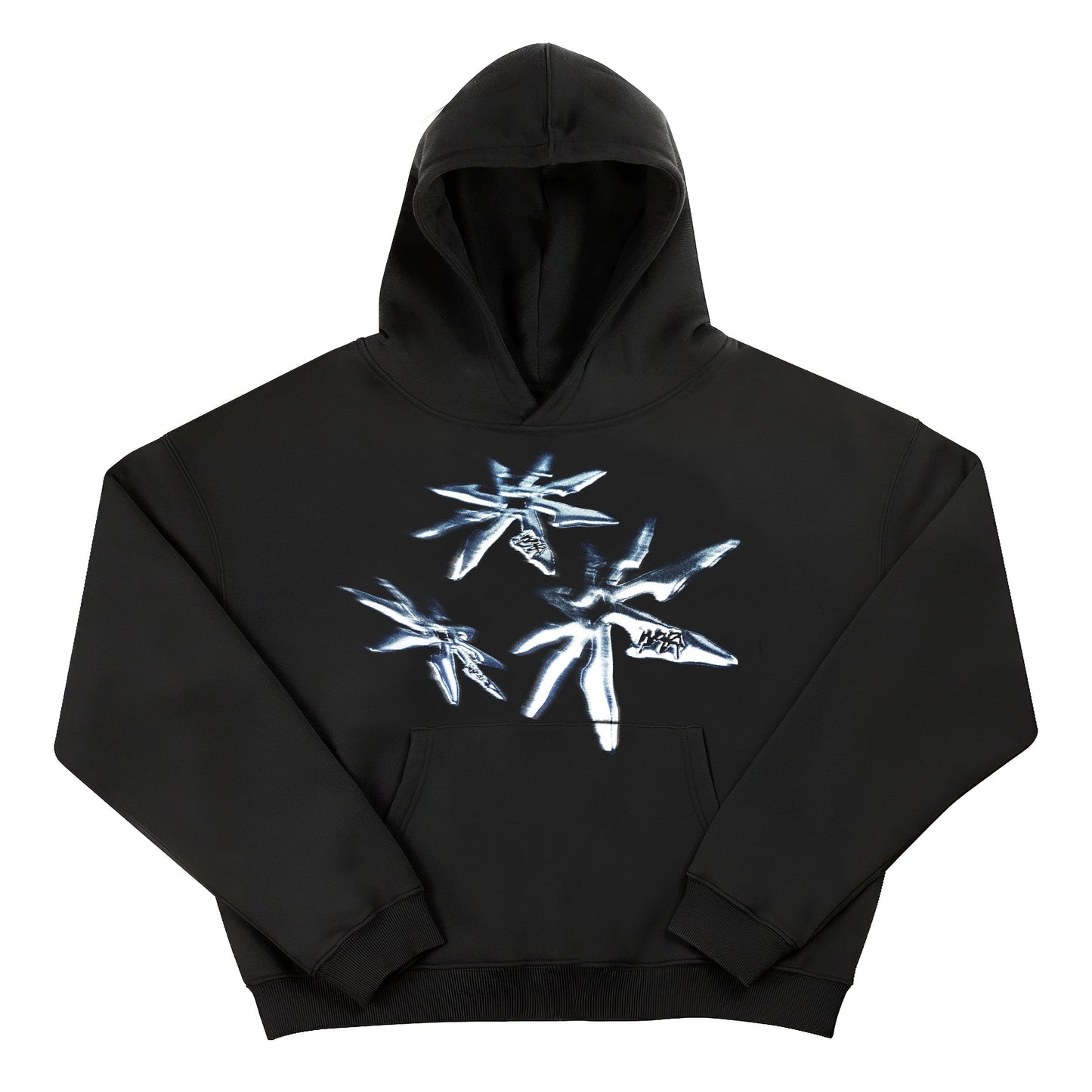 HOODIE "SHURIKEN" - BLACK