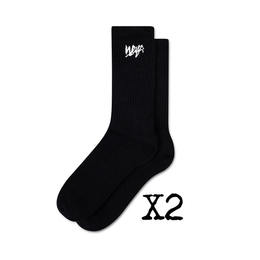 Socks Weyz "SIGNATURE" (2 pairs) - Black