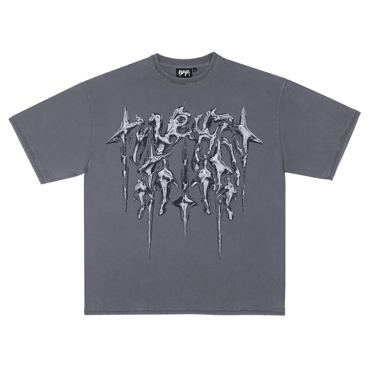 T-shirt "CHROME STARS" - Gris foncé