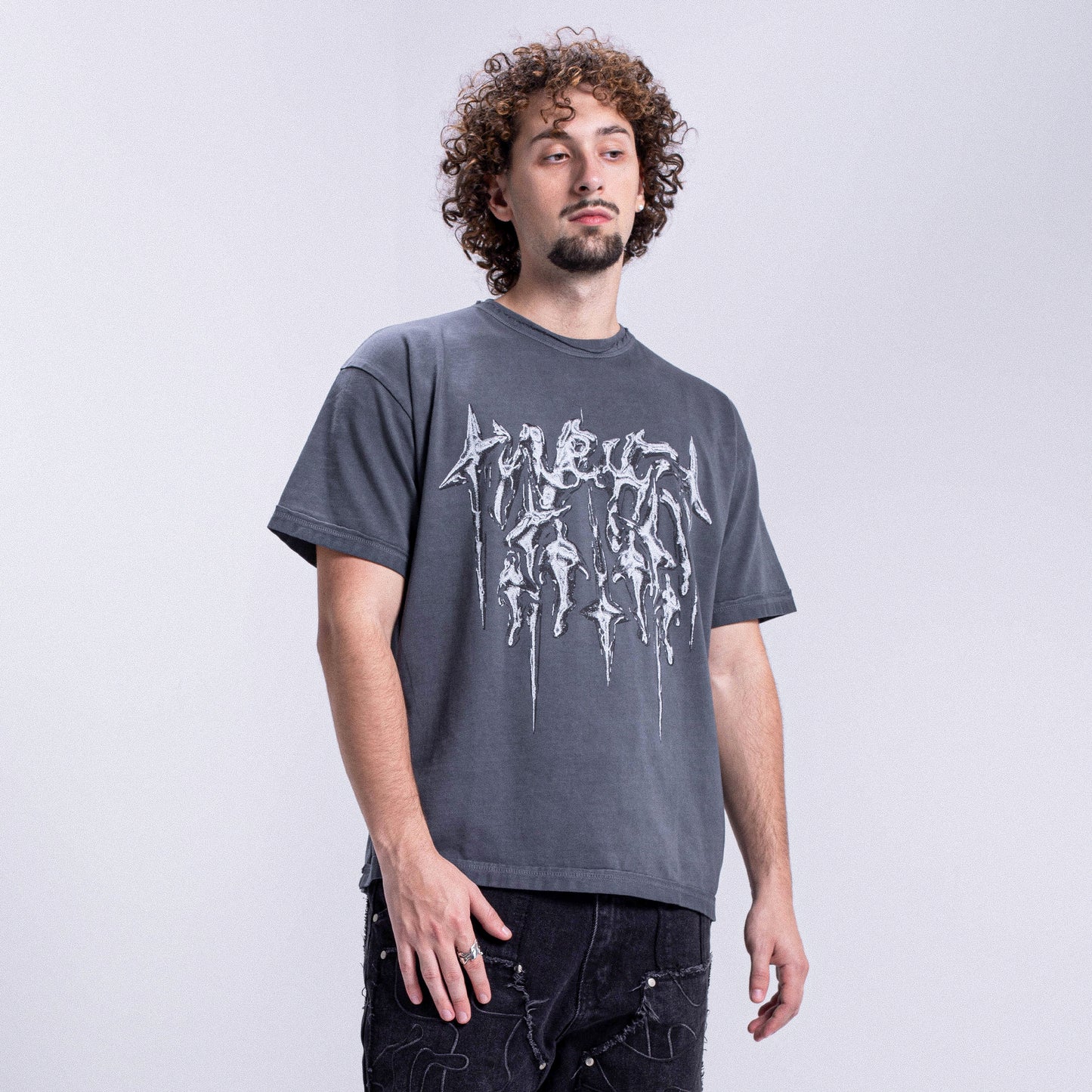 T-shirt "CHROME STARS" - Dark Grey