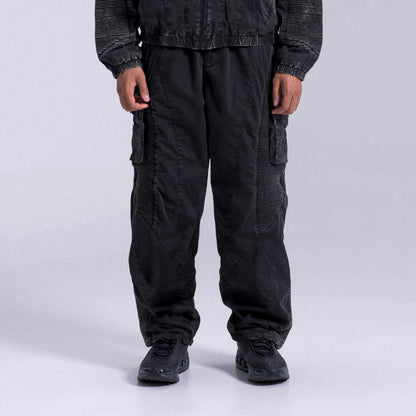 Track Pants "STRIPE" - Black